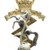 Royal Electrical & Mechanical Engineers (R.E.M.E.) Anodised (Staybrite) Cap Badge