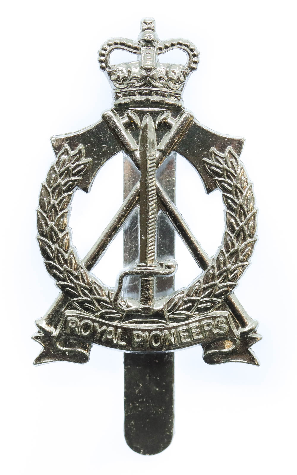 Royal Pioneer Corps Anodised (Staybrite) Cap Badge
