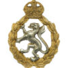 Women's Royal Army Corps (W.R.A.C.) Officer's Cap Badge - King's Crown
