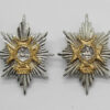 Pair of Worcestershire & Sherwood Foresters Anodised (Staybrite) Collar Badges