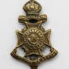 21st County of London Bn. (First Surrey Rifles) London Regiment Cap Badge - King's Crown