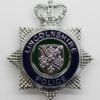 Lincolnshire Police Enamelled Cap Badge - Queen's Crown