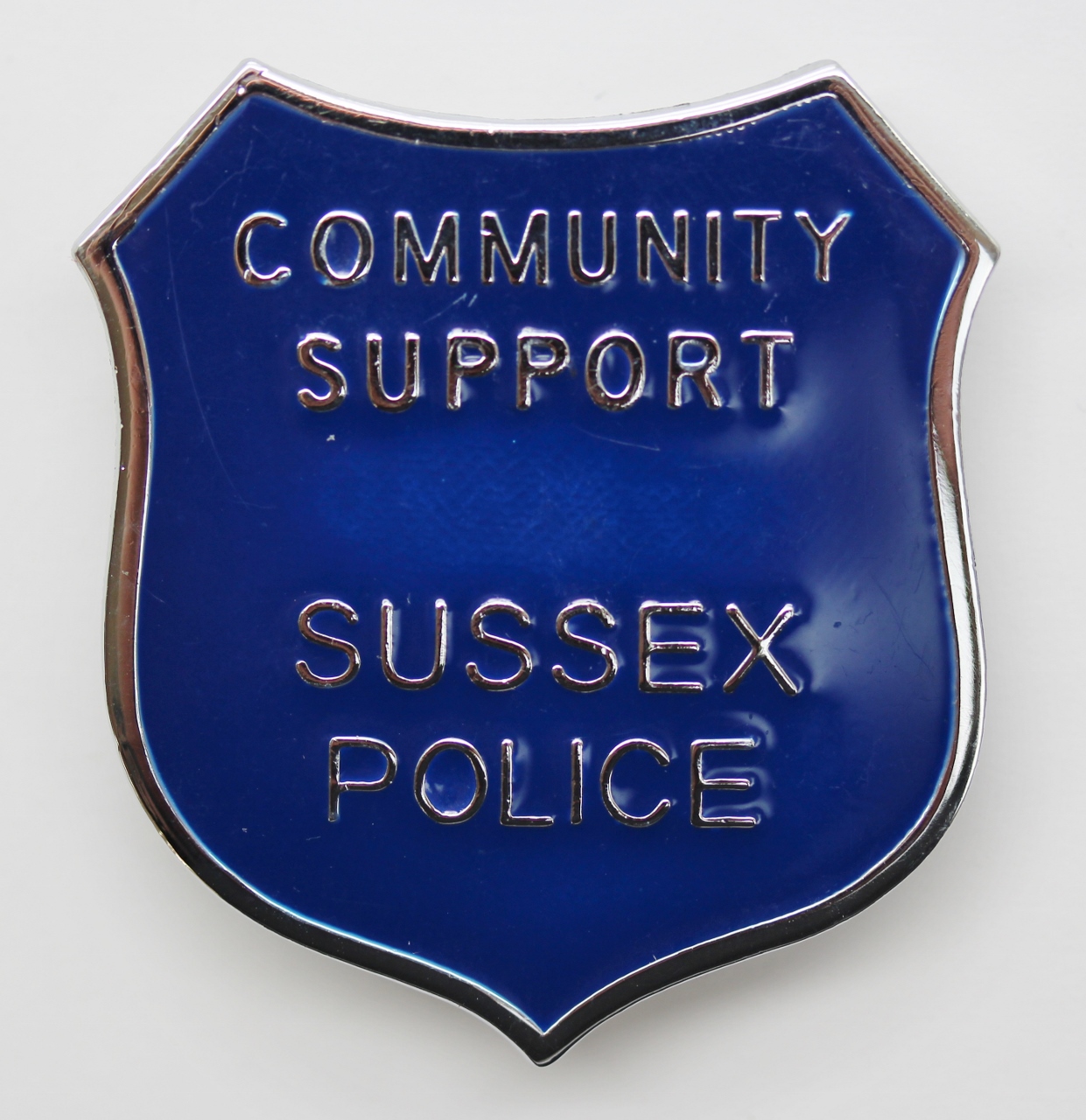 Sussex Police Community Support Enamelled Cap Badge
