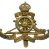 Royal Artillery (Revolving Wheel) Cap Badge - King's Crown