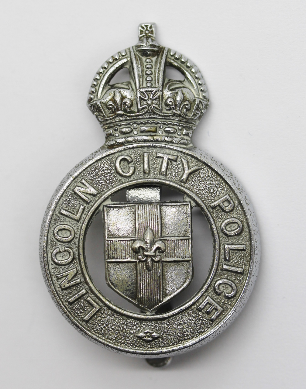 Lincoln City Police Cap Badge - King's Crown