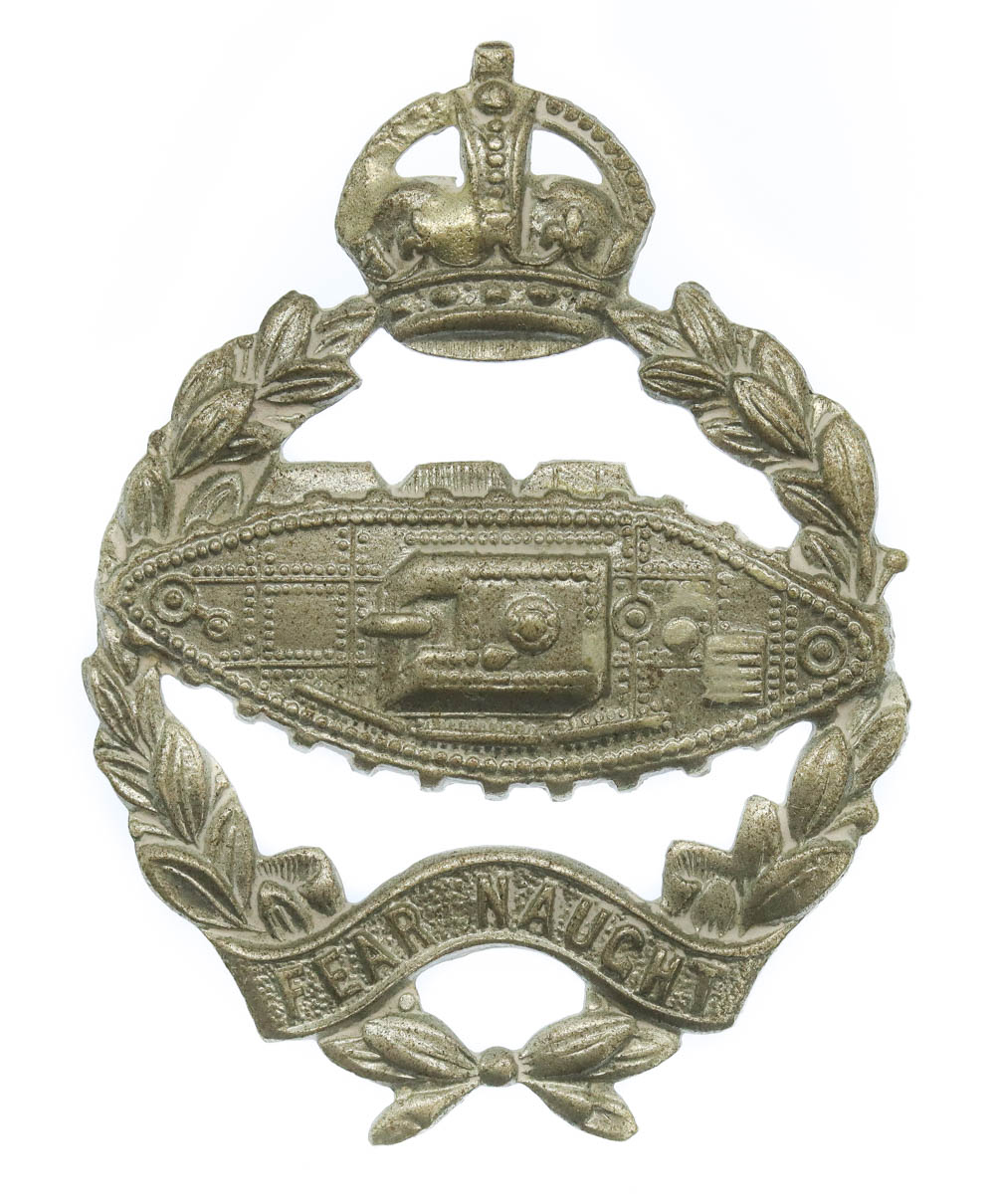 Royal Tank Regiment Cap Badge - King's Crown