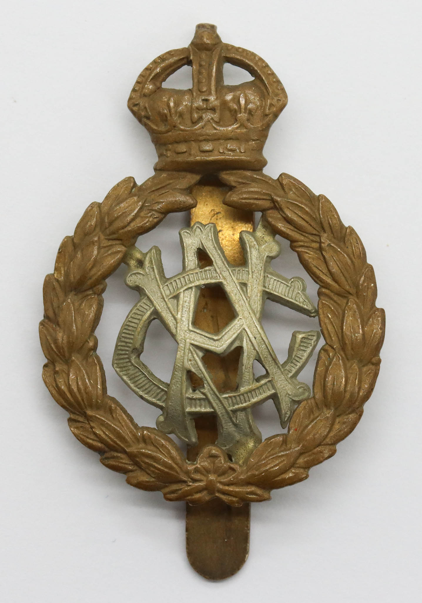 Army Veterinary Corps (A.V.C.) Cap Badge  King's Crown