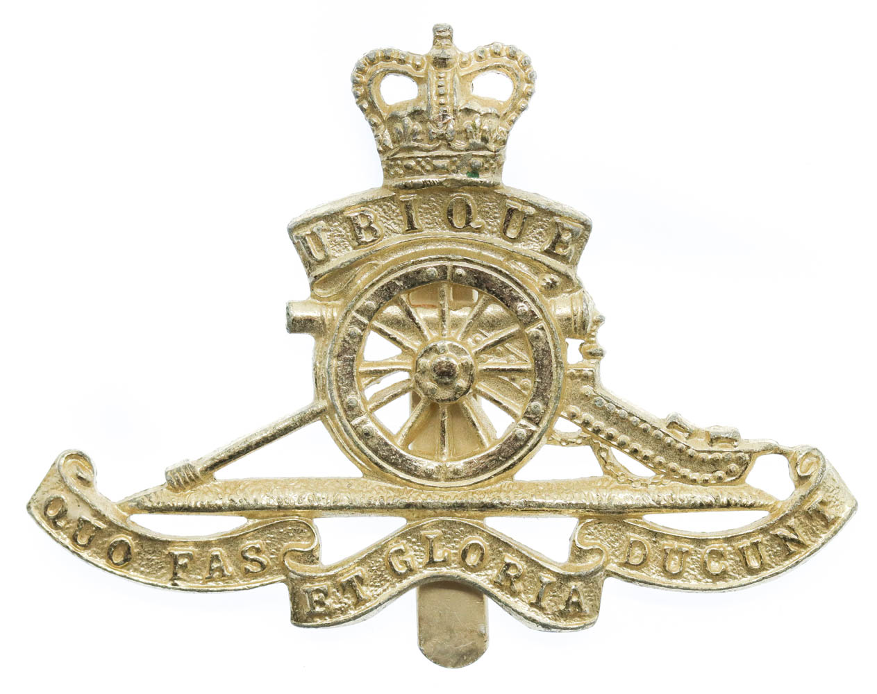 Royal Artillery Anodised (Staybrite) Cap Badge