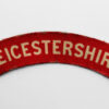 Leicestershire Regiment (LEICESTERSHIRE) WW2 Printed Shoulder Title