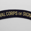Royal Signals (ROYAL CORPS OF SIGNALS) Cloth Shoulder Title
