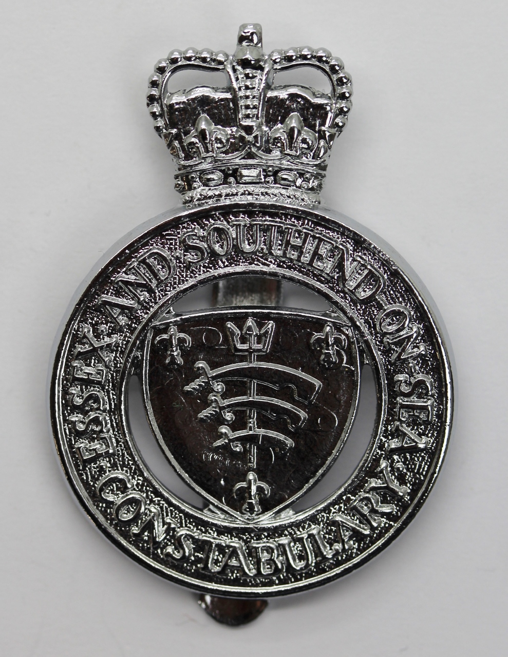 Essex and Southend-on-Sea Constabulary Cap Badge - Queen's Crown