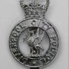 Liverpool City Police Cap Badge - Queen's Crown