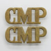 Pair of Corps of Military Police (C.M.P.) Shoulder Titles