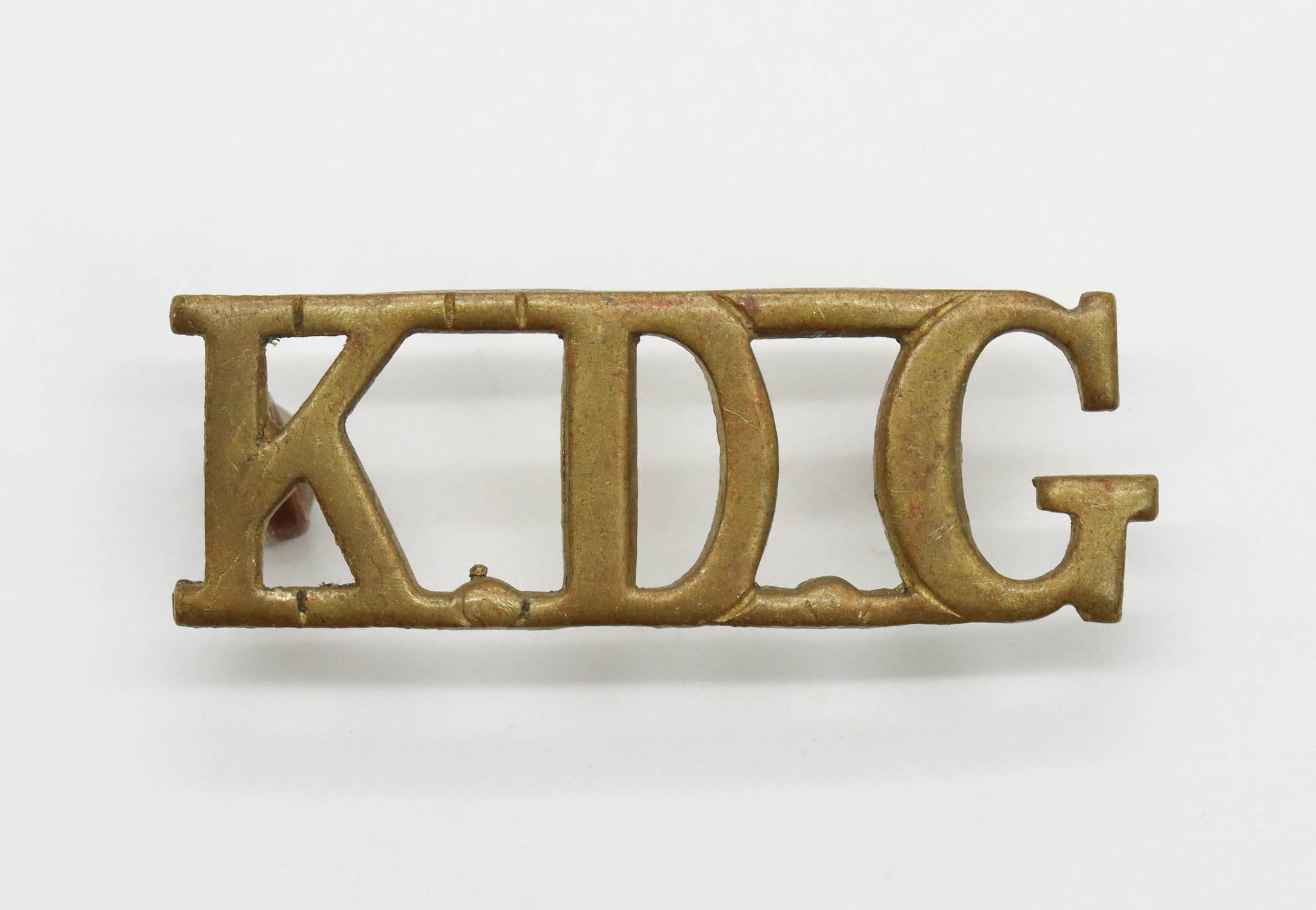 King's Dragoon Guards (K.D.G.) Shoulder Title