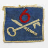 6th Infantry Brigade Cloth Formation Sign