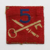 5th Infantry Brigade Cloth Formation Sign