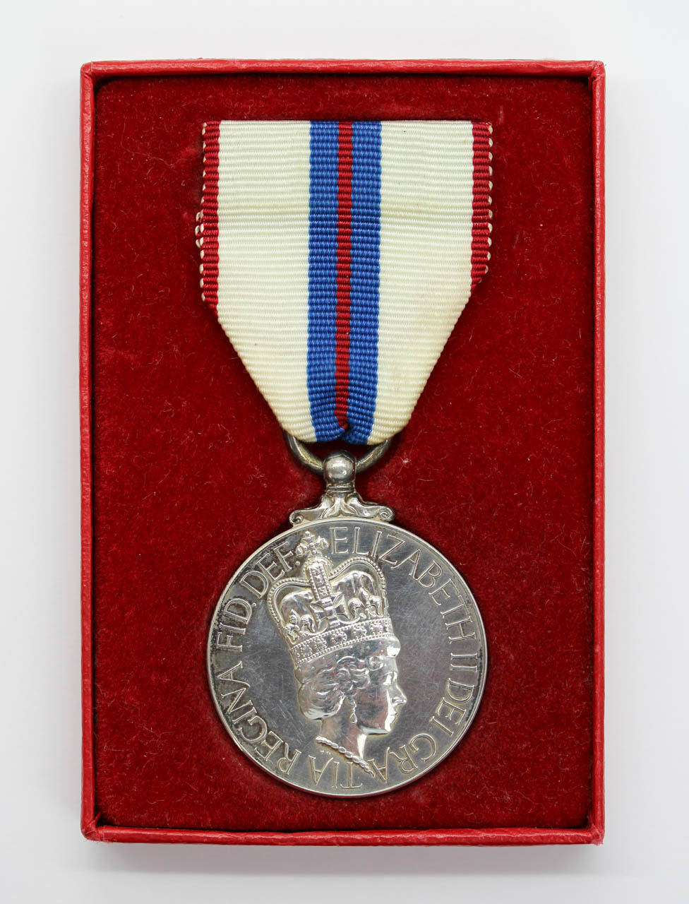 1977 Queen Elizabeth II Silver Jubilee Medal in Box of Issue