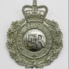 Devon Constabulary Wreath Helmet Plate _ Queen's Crown