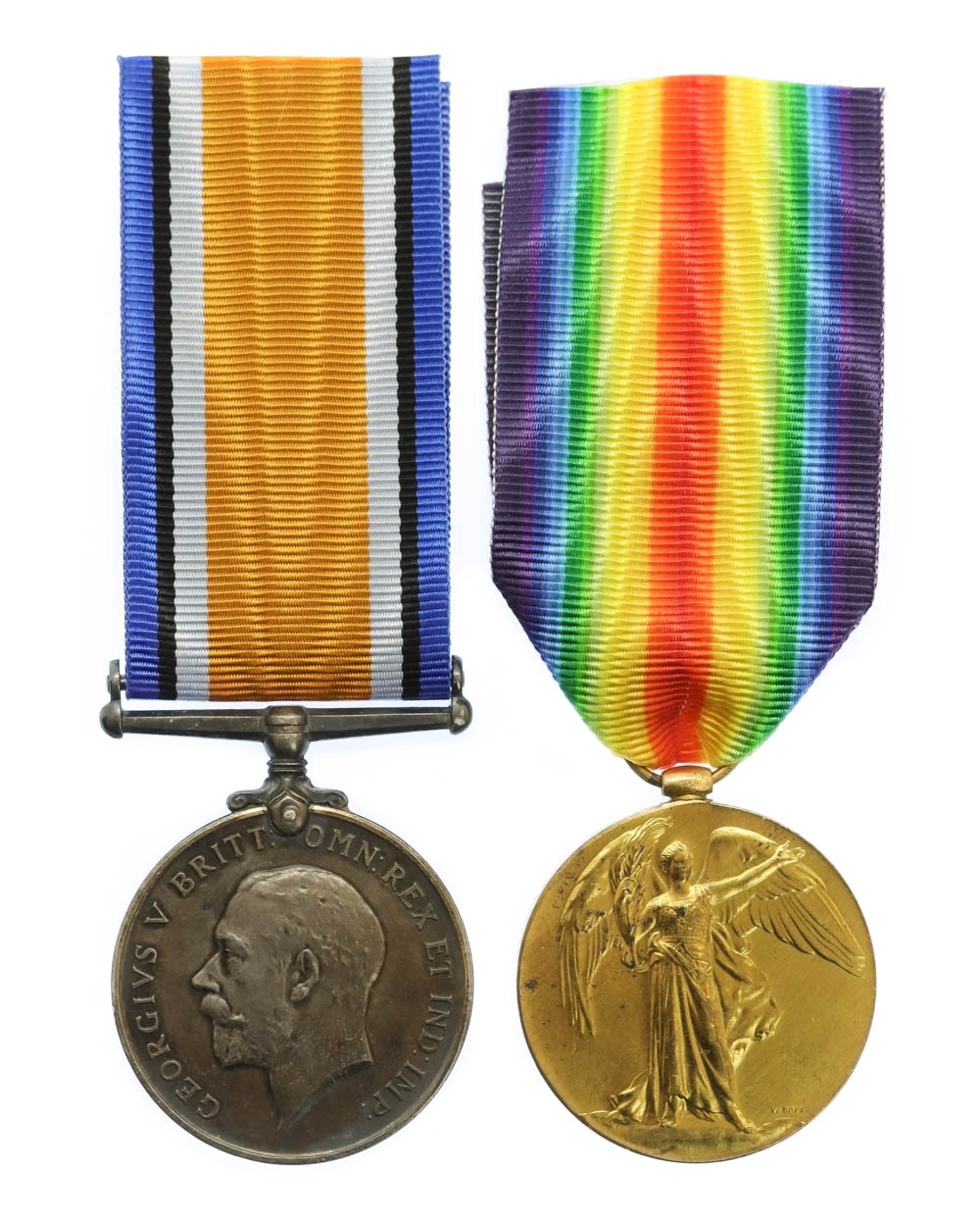 WW1 British War & Victory Medal Pair - Spr. A.W. Hudson, Royal Engineers