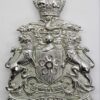 Leicester City Police Helmet Plate - Queen's Crown