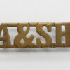 Argyll & Sutherland Highlanders (A & SH) Shoulder Title