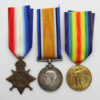 WW1 1914-15 Star Medal Trio - Gnr. F. Morgan, Royal Fied Artillery