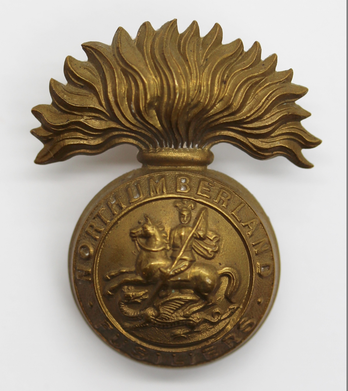 Victorian / Edwardian Northumberland Fusiliers Cap Badge