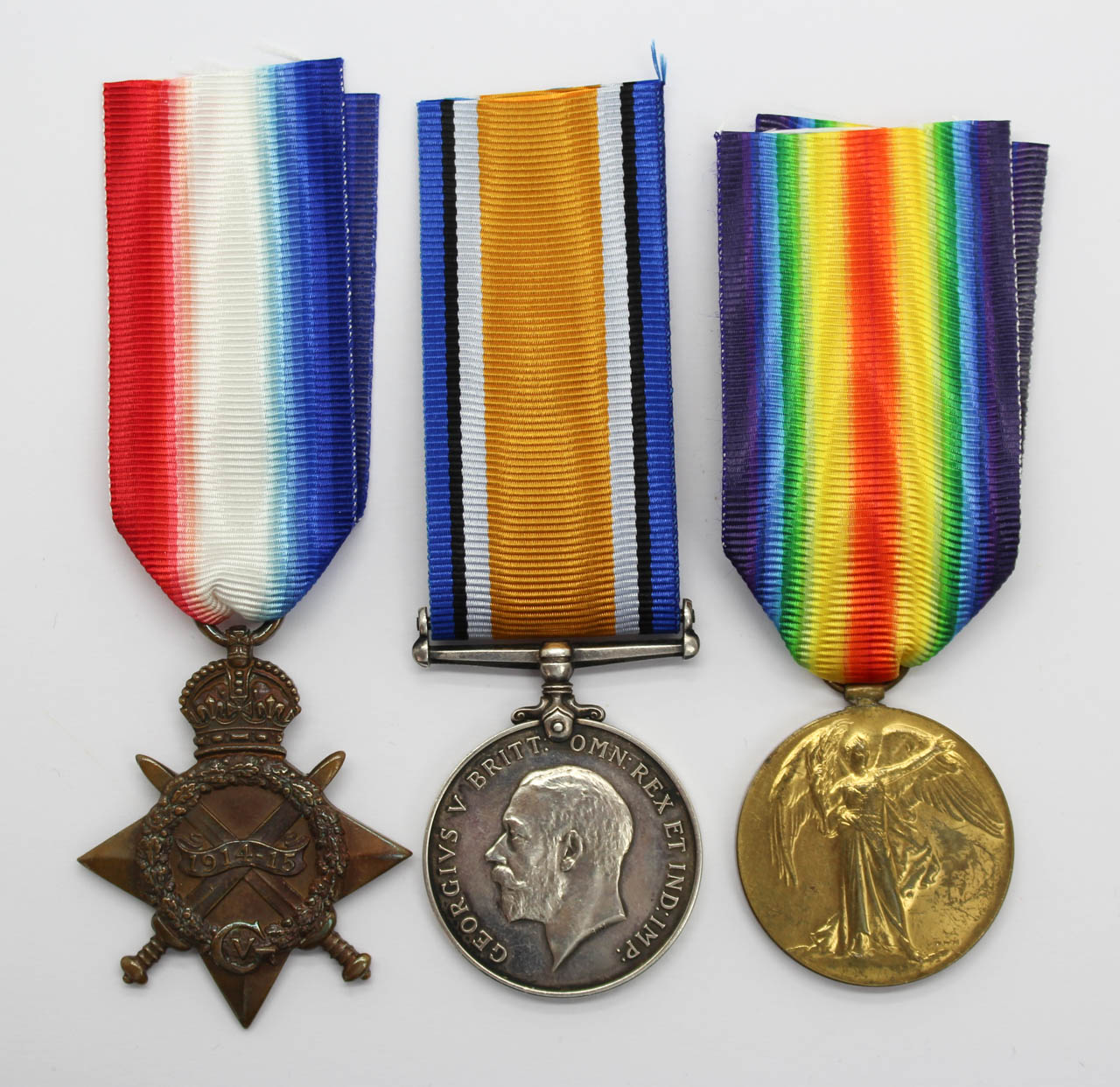 WW1 1914-15 Star Medal Trio - Gnr. F. Morgan, Royal Fied Artillery