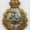 Queen's Own Worcestershire Hussars Cap Badge - King's Crown