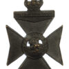9th County of London Bn. (Queen Victoria Rifles) London Regiment Cap Badge - King's Crown