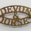 Devonshire and Dorset Regiment (DEVON/&/DORSET) Shoulder Title