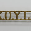 King's Own Yorkshire Light Infantry (K.O.Y.L.I.) Shoulder Title