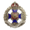WWI 7th Bn. P.W.O. West Yorkshire Regiment (Leeds Rifles) Enamelled Sweetheart Brooch