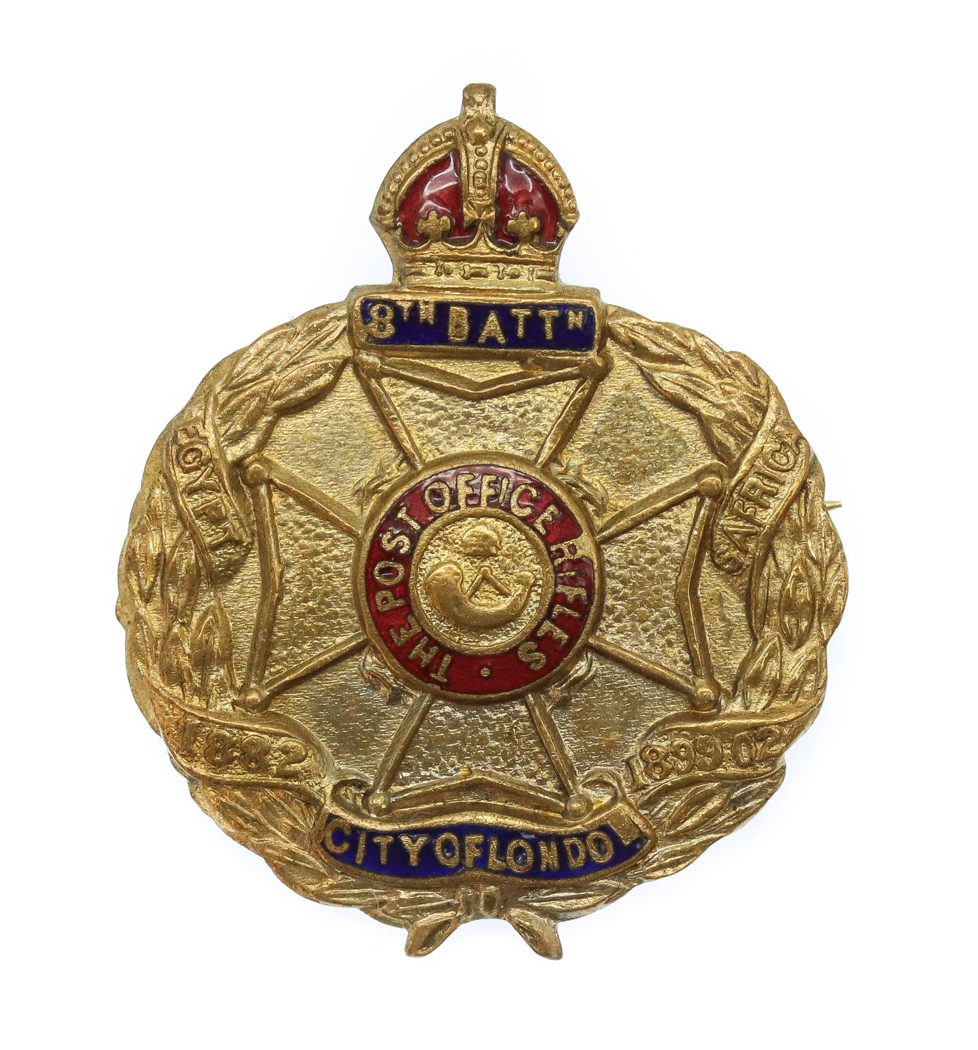 8th City of London Bn. (Post Office Rifles) London Regiment Sweetheart Brooch