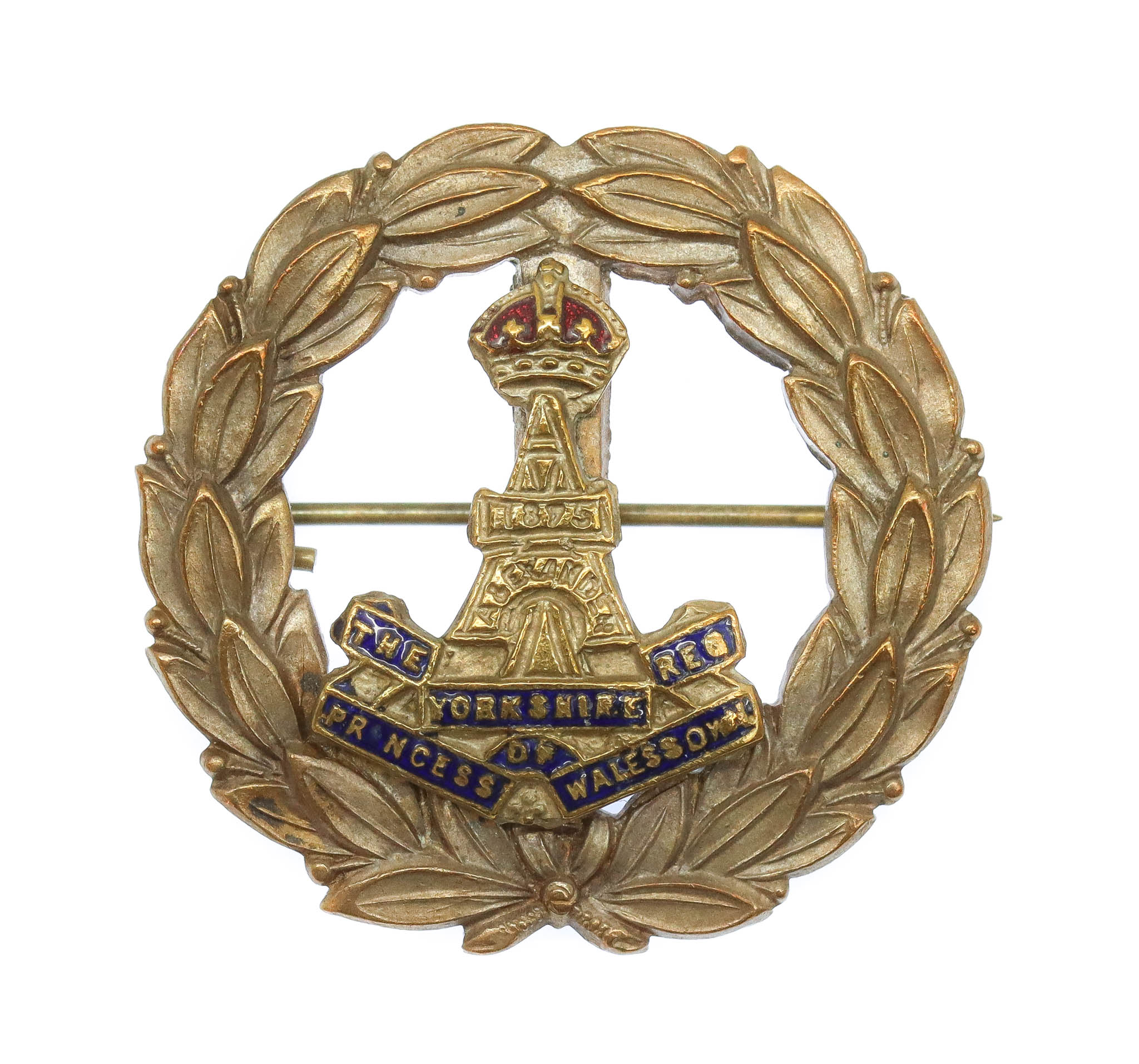 Yorkshire Regiment (Green Howards) Sweetheart Brooch