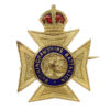 Buckinghamshire Battalion Enamelled Sweetheart Brooch - King's Crown