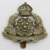 Derbyshire Yeomanry Cap Badge - King's Crown (White Metal)