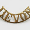 Devonshire Regiment (DEVON) Shoulder Title
