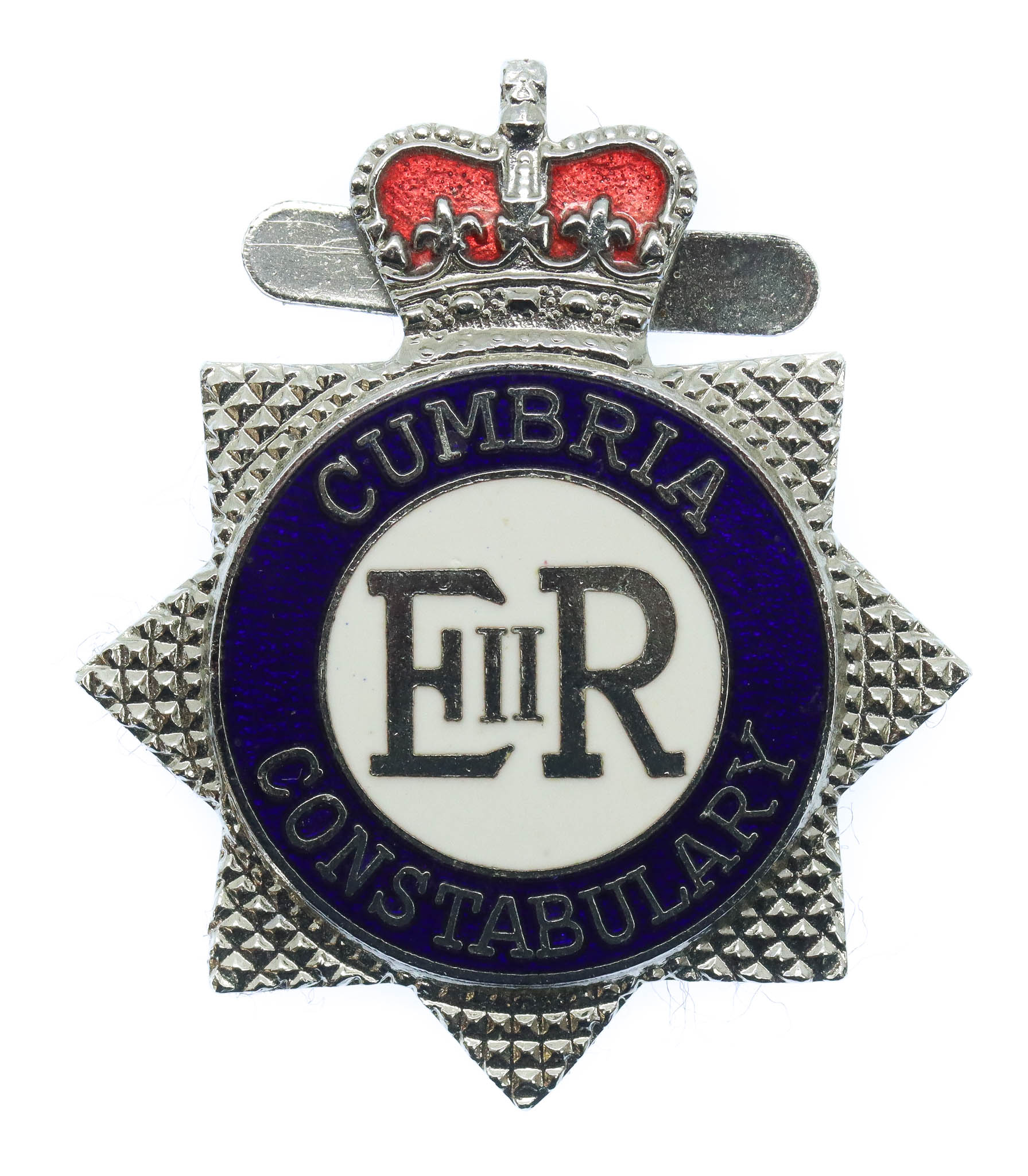 Cumbria Constabulary Enamelled Warrant Card Badge