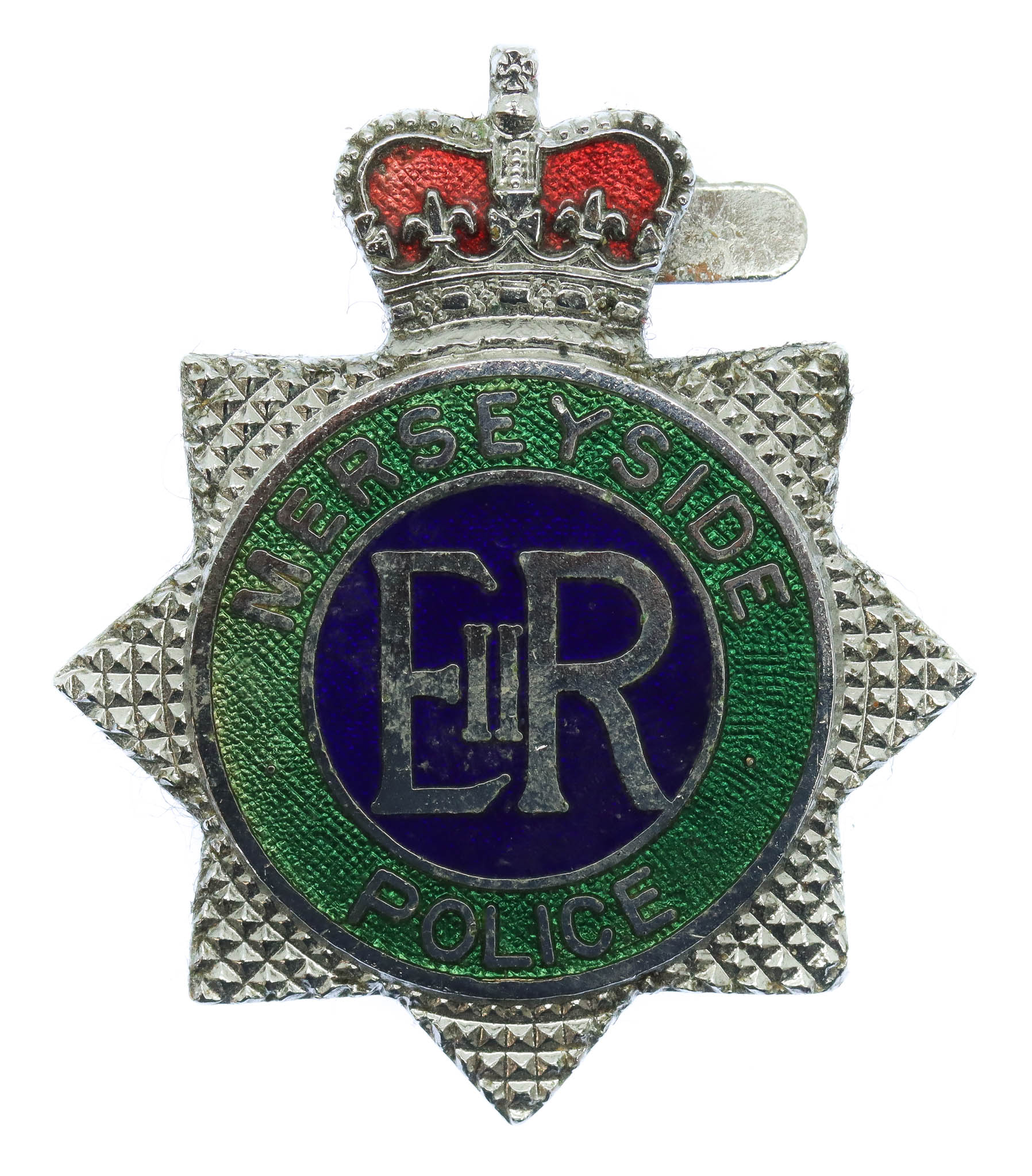 Merseyside Police Enamelled Warrant Card Badge