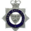 Leeds City Police Senior Officer's Enamelled Cap Badge - Queen' Crown