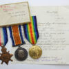 WW1 1914-15 Star Medal Trio - L.Cpl. R. Rossington, 2nd Bn. Notts & Derby Regiment (Sherwood Foresters) - Died of Wounds