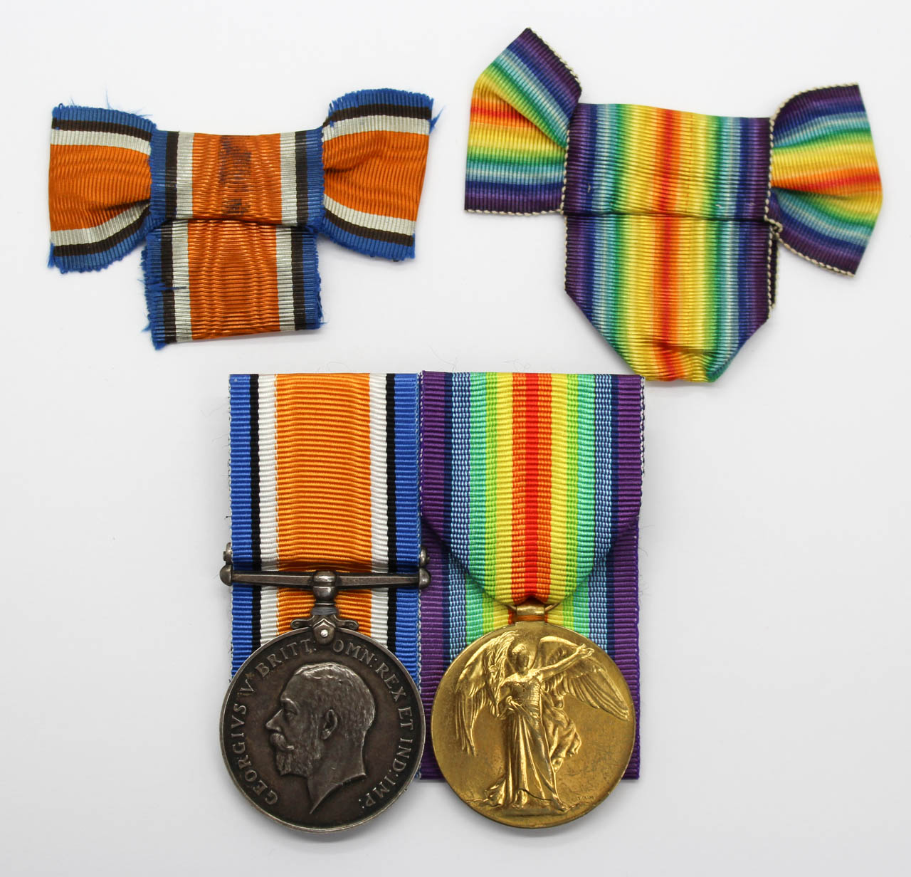 WW1 British War & Victory Medal Pair - Wkr. E.E. McBurney, Queen Mary's Army Auxiliary Corps