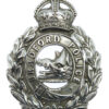 Bradford City Police Chrome Wreath Helmet Plate - King's Crown