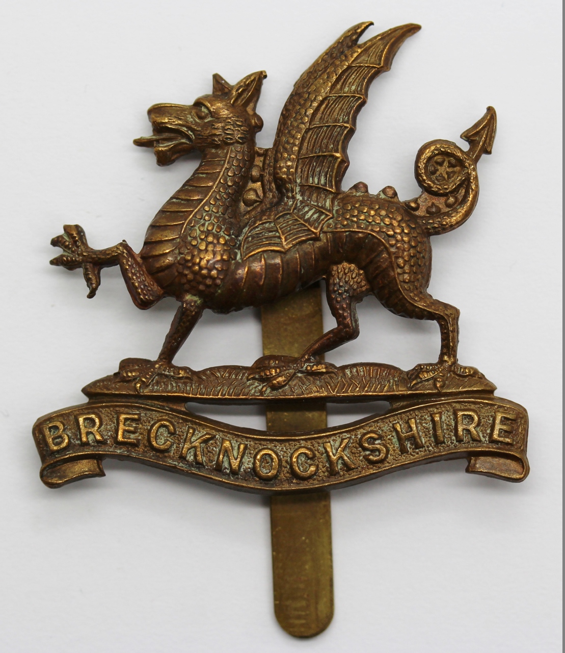 Brecknockshire Battalion South Wales Borderers Cap Badge