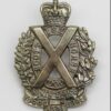 Scottish Horse Yeomanry Cap Badge (White Metal)