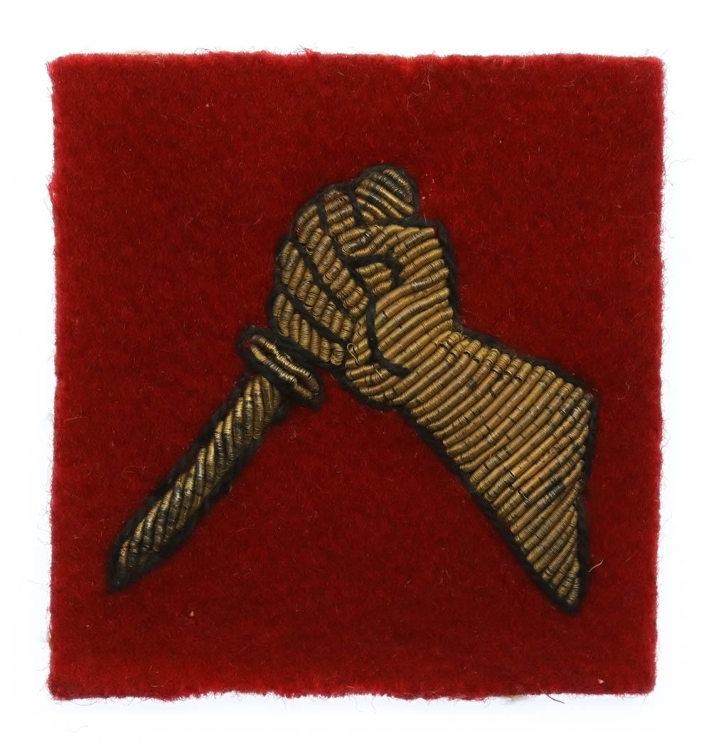 19th Indian Division Cloth Bullion Formation Sign