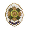 WWI Scots Guards Enamelled Sweetheart Brooch