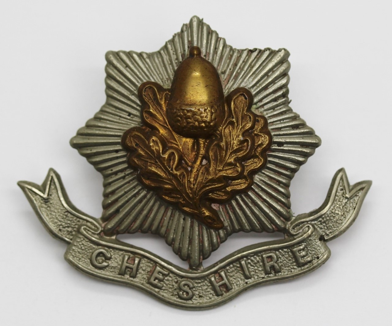 Edwardian Cheshire Regiment Cap Badge