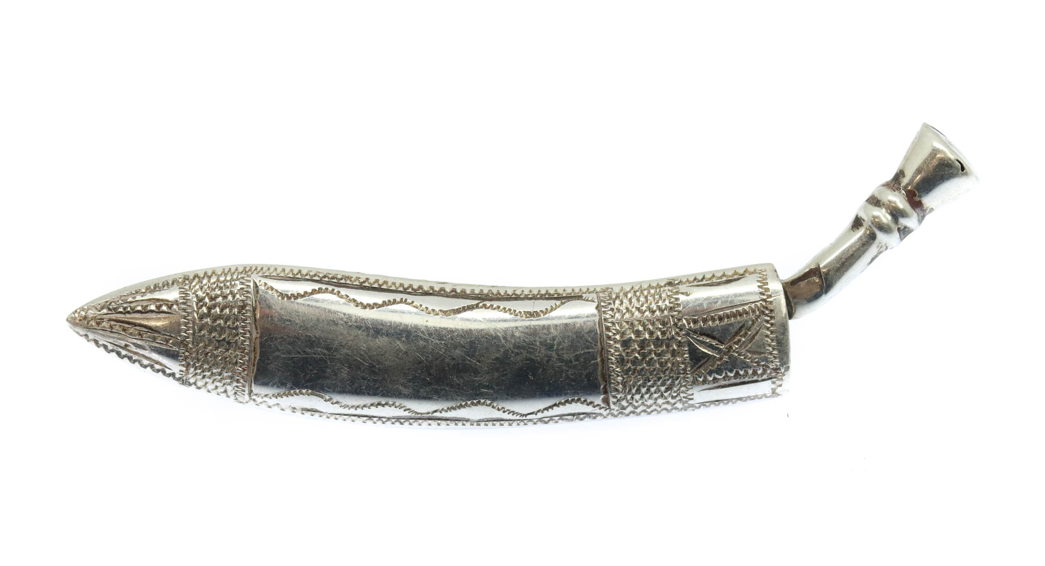WW2 Gurkhas Silver Kukri Sweetheart Brooch